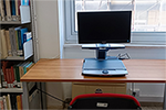 Postazione per ipovedenti